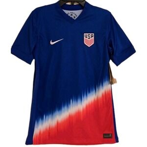 Nike Dri-fit Soccer USMNT Replica Jersey USA Soccer Youth L Red/White/Blue NEW